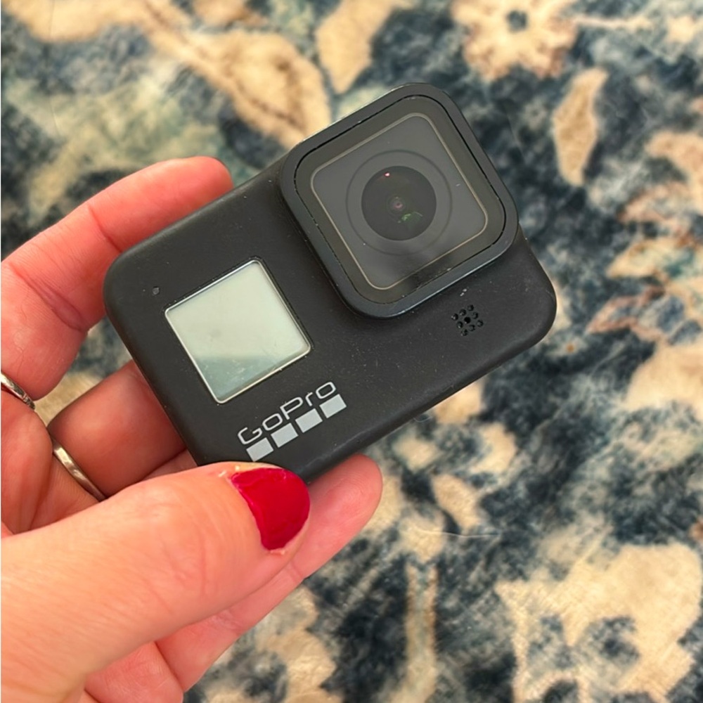*SOLD*GoPro Hero 8 - w/ accessory attachments and extra battery and dual charger